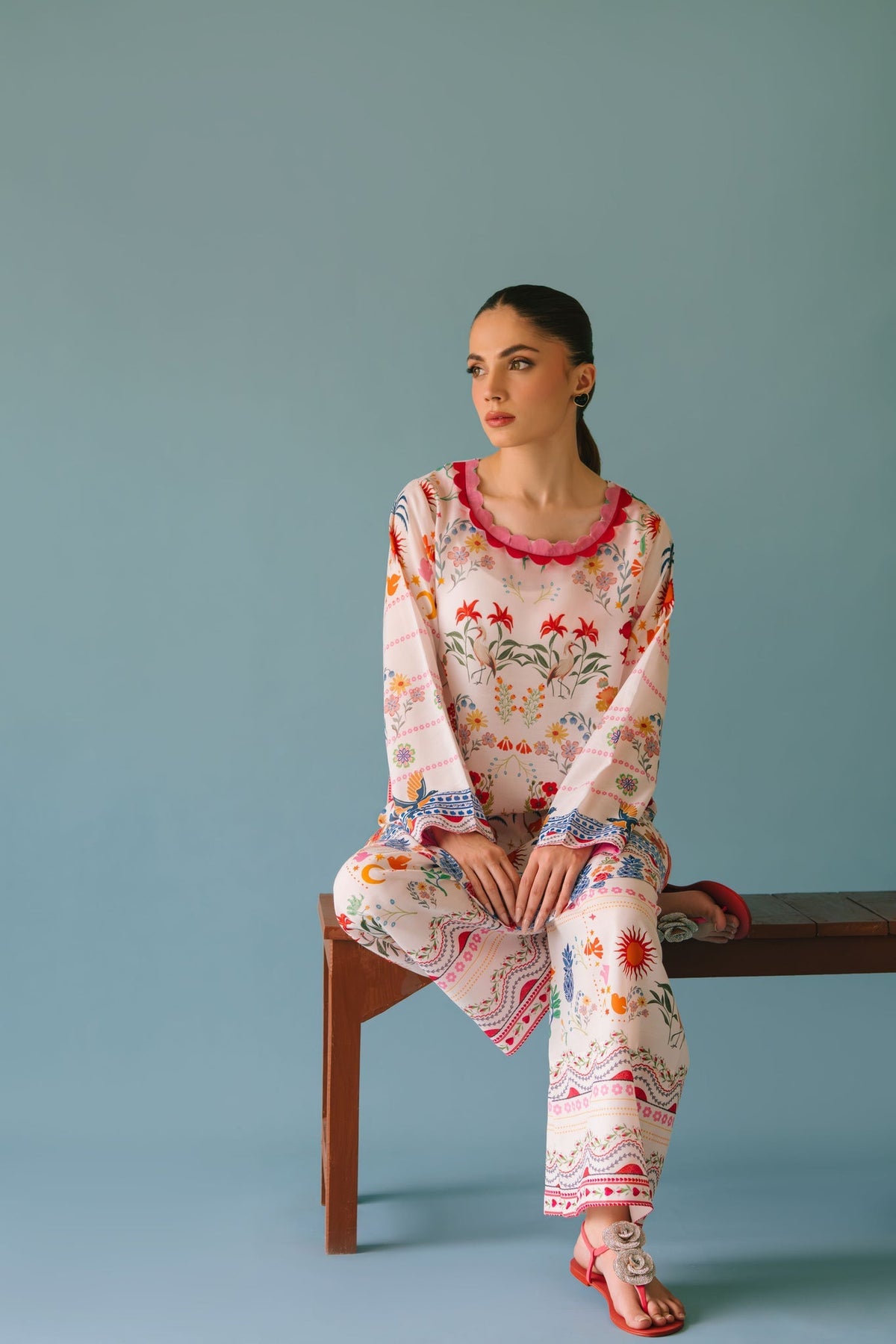 Sammy K | Aadat Festive Edition | Tropical Breeze by Sammy K - Designer Dress  - Type : Ladies Clothes - Available at Libayah - 100% Original 