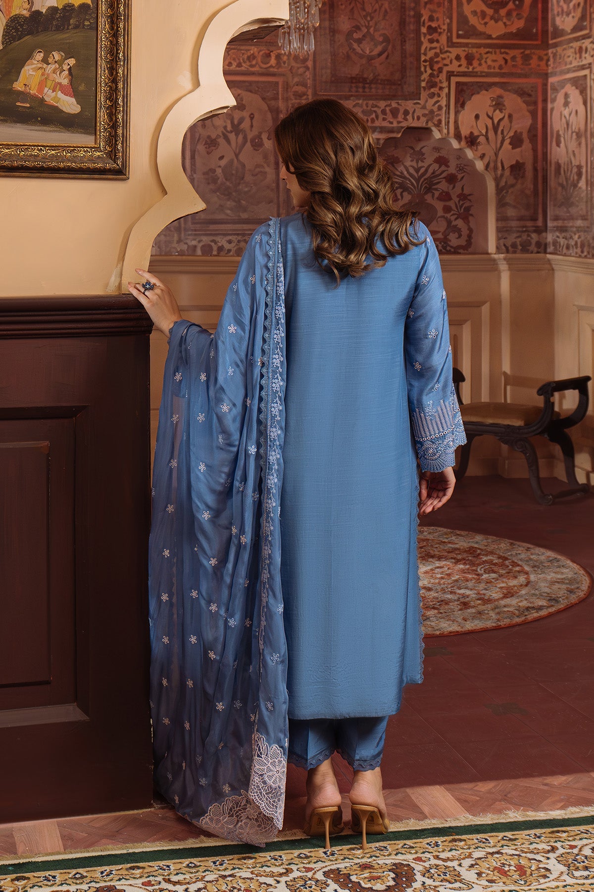 Sahar | Festive Edit Ready to Wear | Lagoon Luxe - RTW by Sahar - Designer Dress - Type: Ladies Clothes - Available at Libayah - 100% Original
