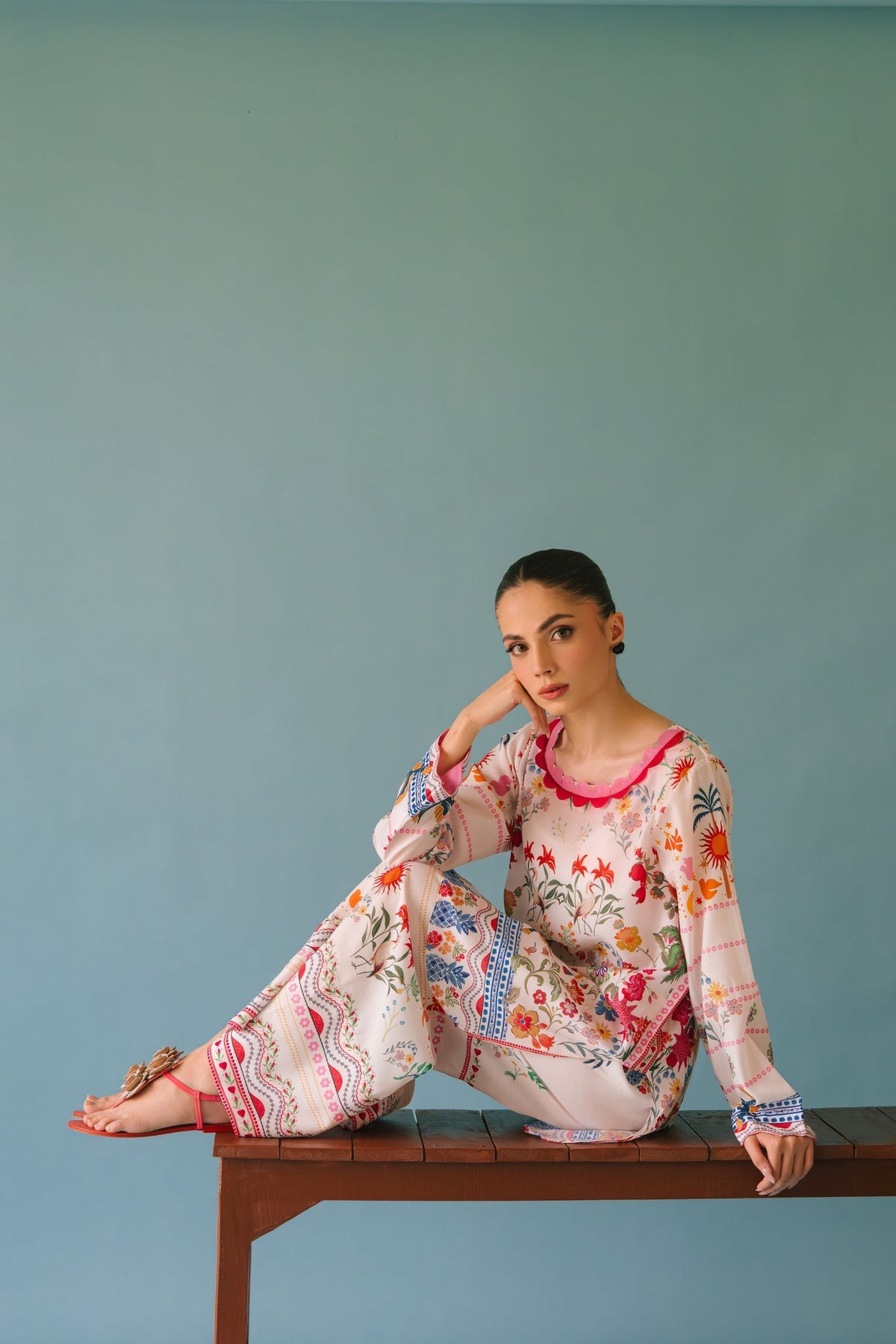 Sammy K | Aadat Festive Edition | Tropical Breeze by Sammy K - Designer Dress  - Type : Ladies Clothes - Available at Libayah - 100% Original 