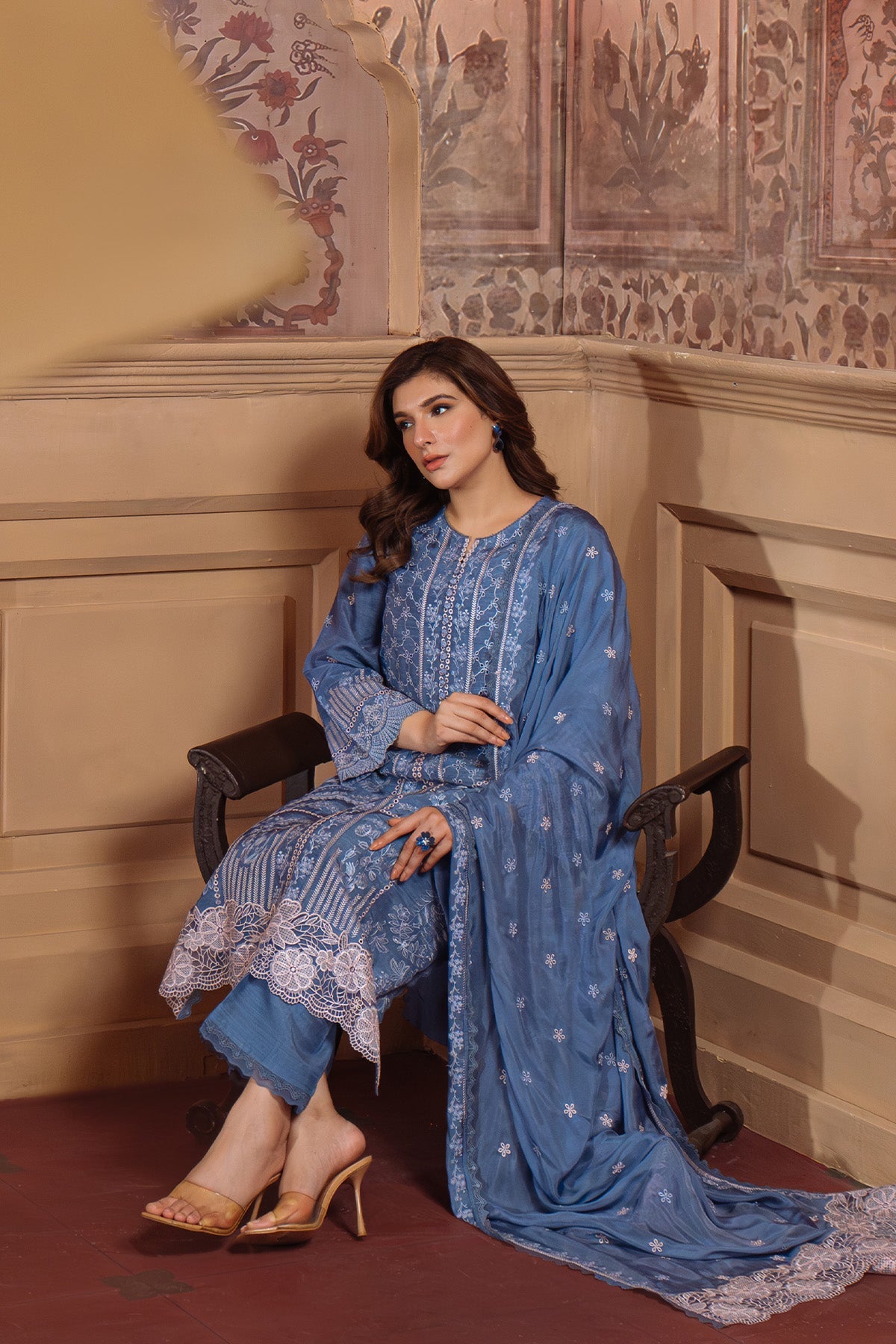 Sahar | Festive Edit Ready to Wear | Lagoon Luxe - RTW by Sahar - Designer Dress - Type: Ladies Clothes - Available at Libayah - 100% Original
