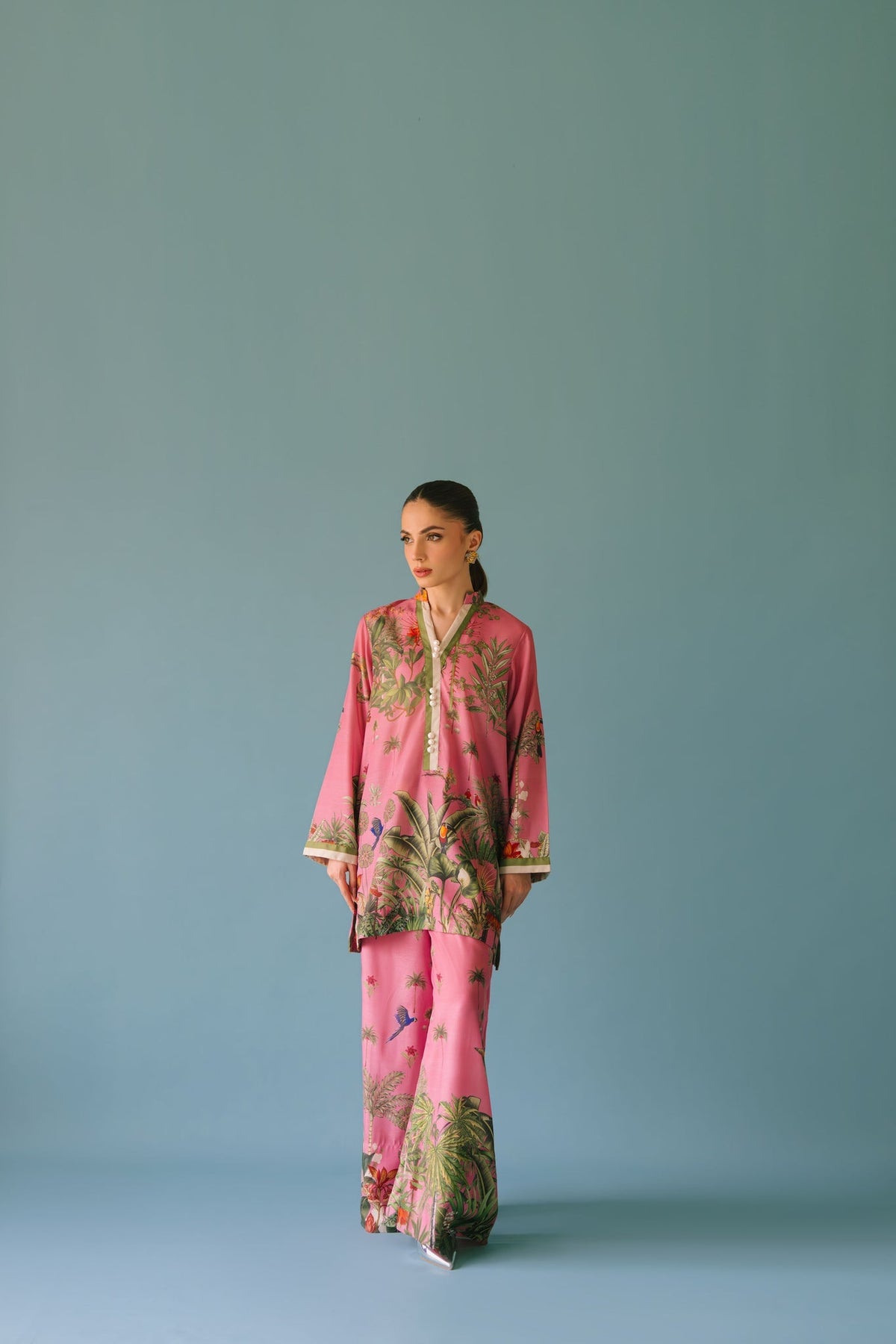 Sammy K | Lawn Pret 25 |Enchanting garden by Sammy K - Designer Dress  - Type : Ladies Clothes - Available at Libayah - 100% Original 