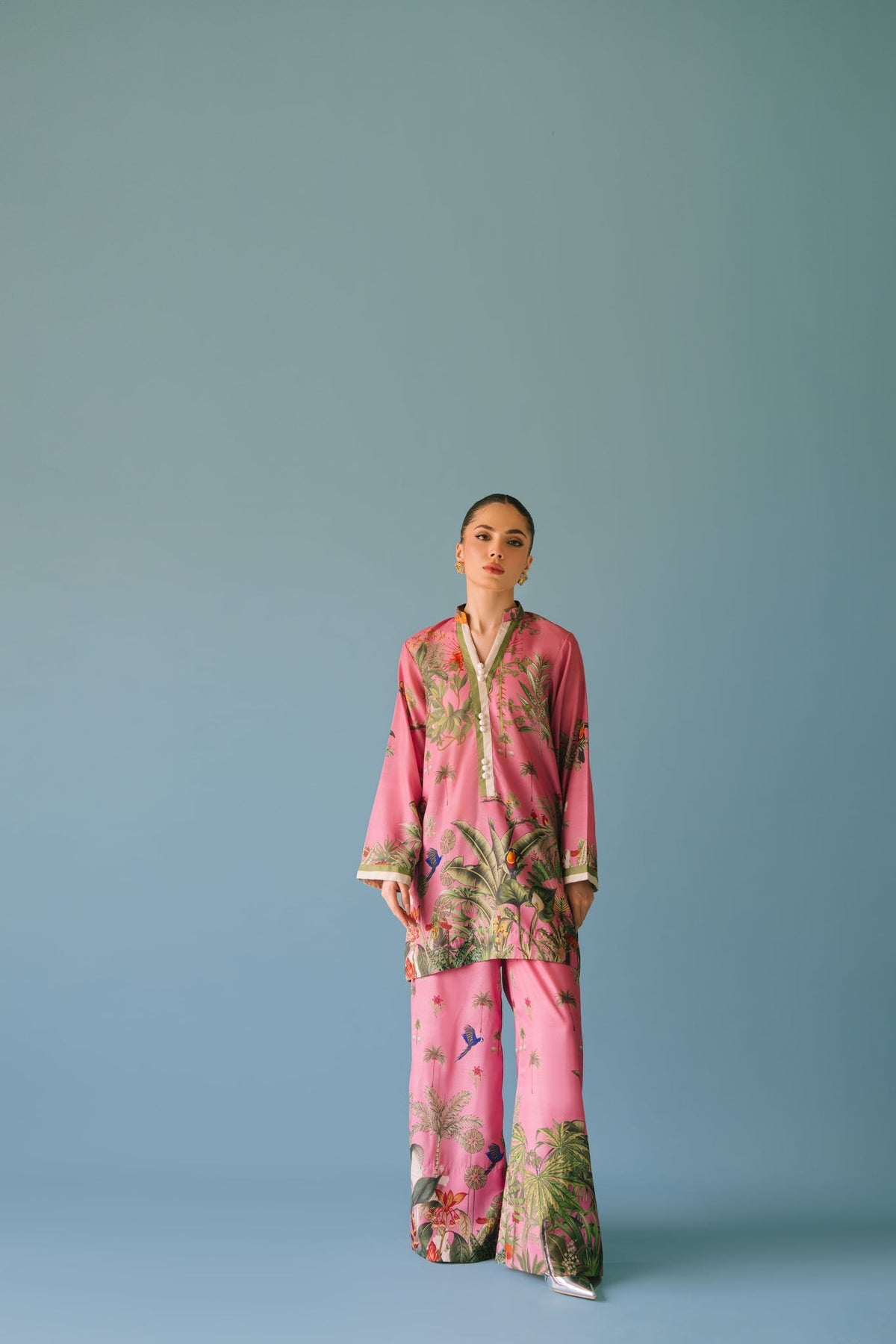 Sammy K | Lawn Pret 25 |Enchanting garden by Sammy K - Designer Dress  - Type : Ladies Clothes - Available at Libayah - 100% Original 