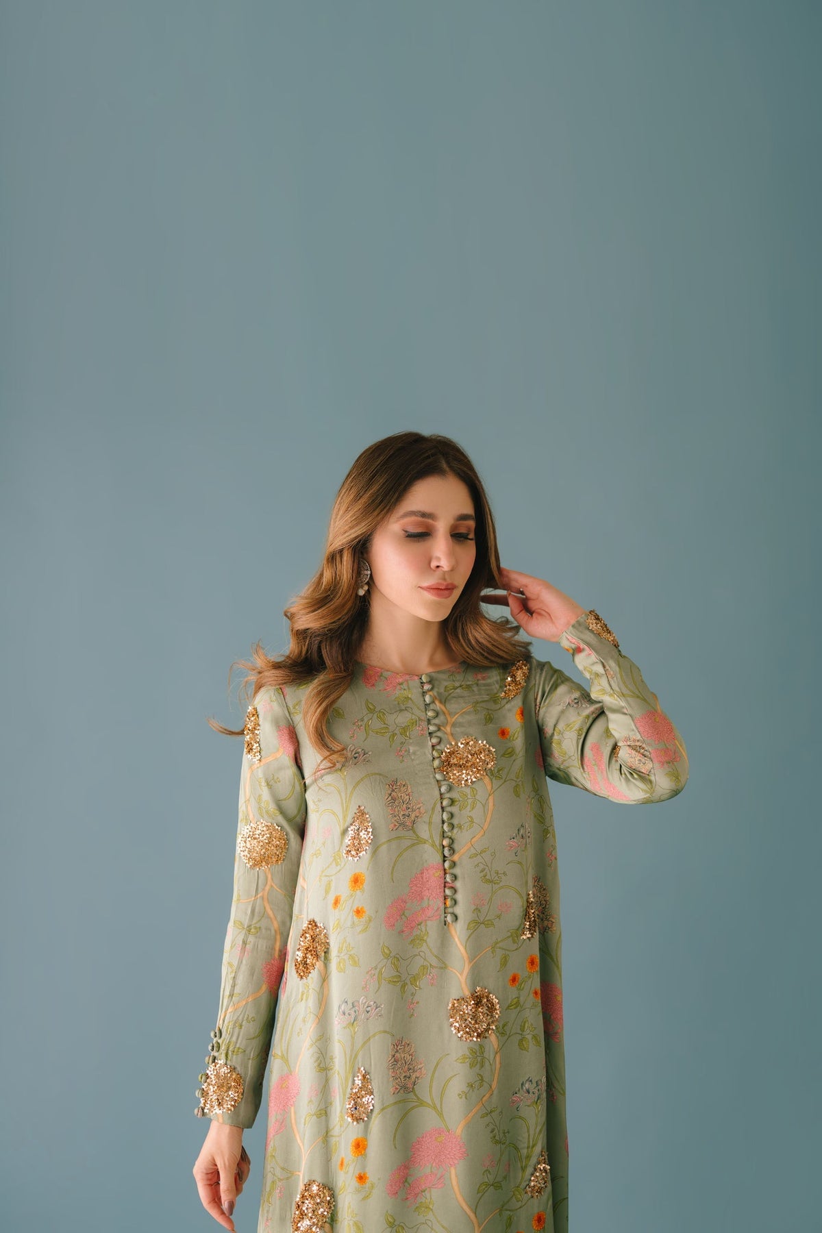 Sammy K | Aadat Festive Edition | Zohra by Sammy K - Designer Dress  - Type : Ladies Clothes - Available at Libayah - 100% Original 
