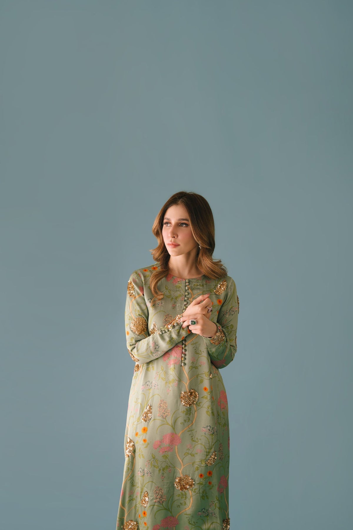 Sammy K | Aadat Festive Edition | Zohra by Sammy K - Designer Dress  - Type : Ladies Clothes - Available at Libayah - 100% Original 
