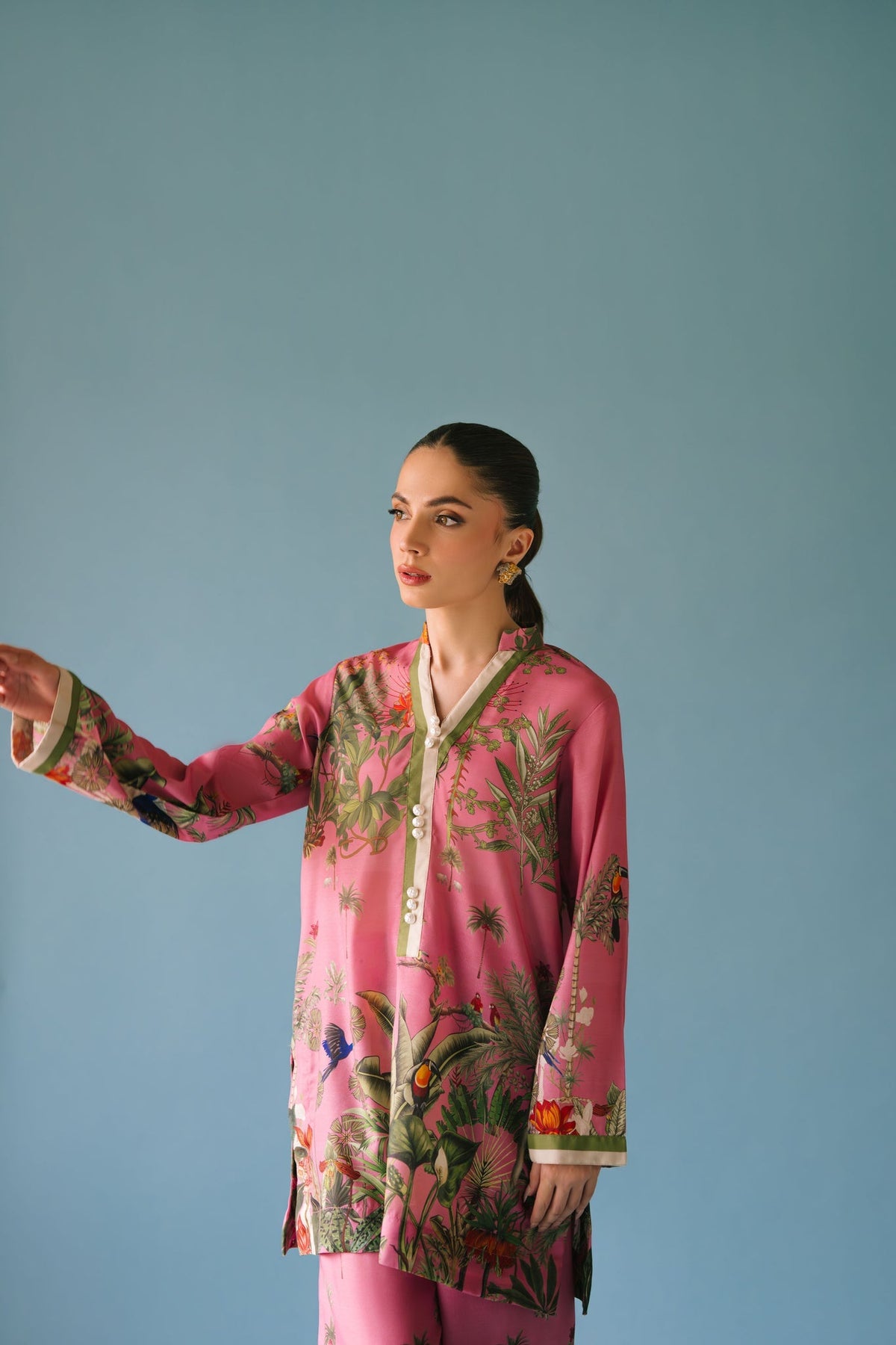 Sammy K | Lawn Pret 25 |Enchanting garden by Sammy K - Designer Dress  - Type : Ladies Clothes - Available at Libayah - 100% Original 