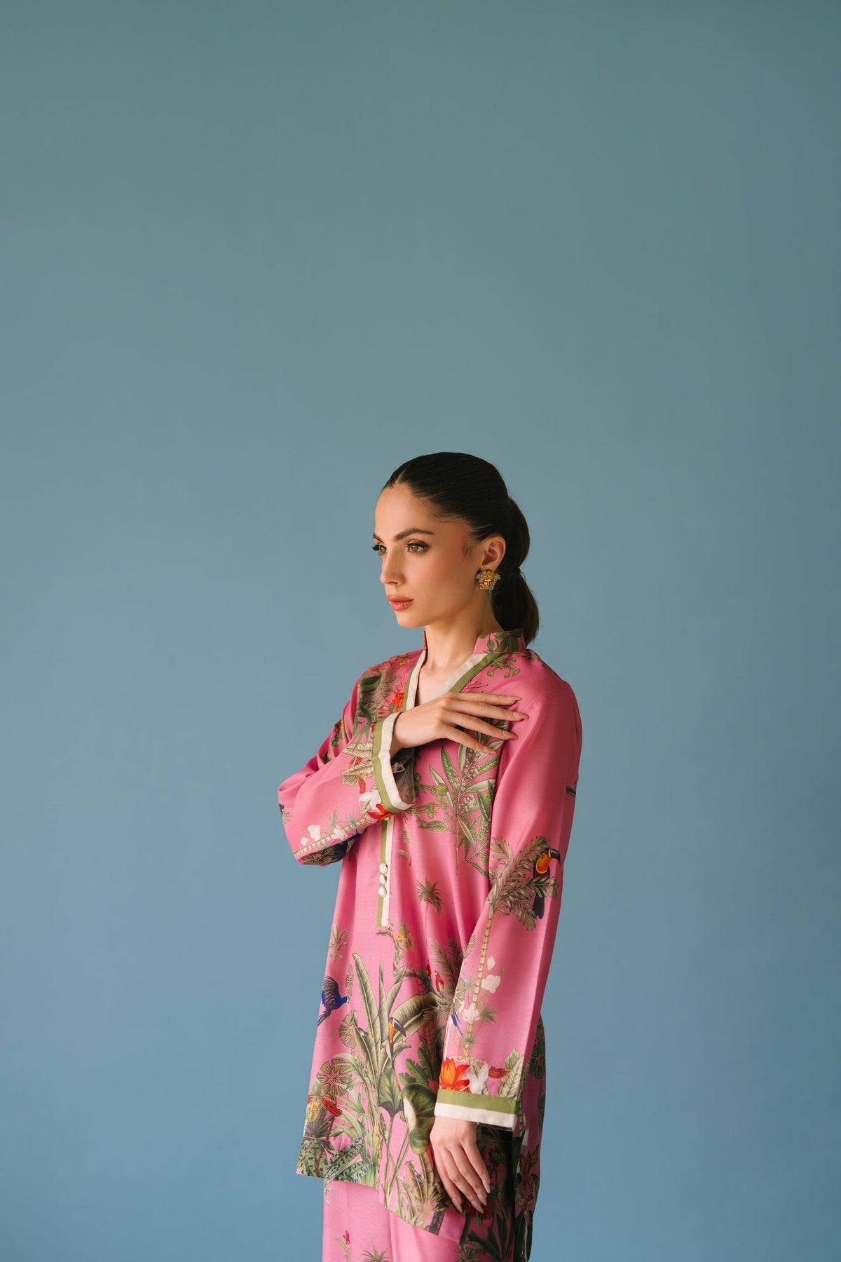 Sammy K | Lawn Pret 25 |Enchanting garden by Sammy K - Designer Dress  - Type : Ladies Clothes - Available at Libayah - 100% Original 