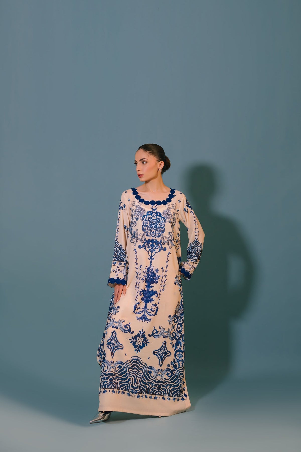 Sammy K | Lawn Pret 25 |Blue Bell by Sammy K - Designer Dress  - Type : Ladies Clothes - Available at Libayah - 100% Original 