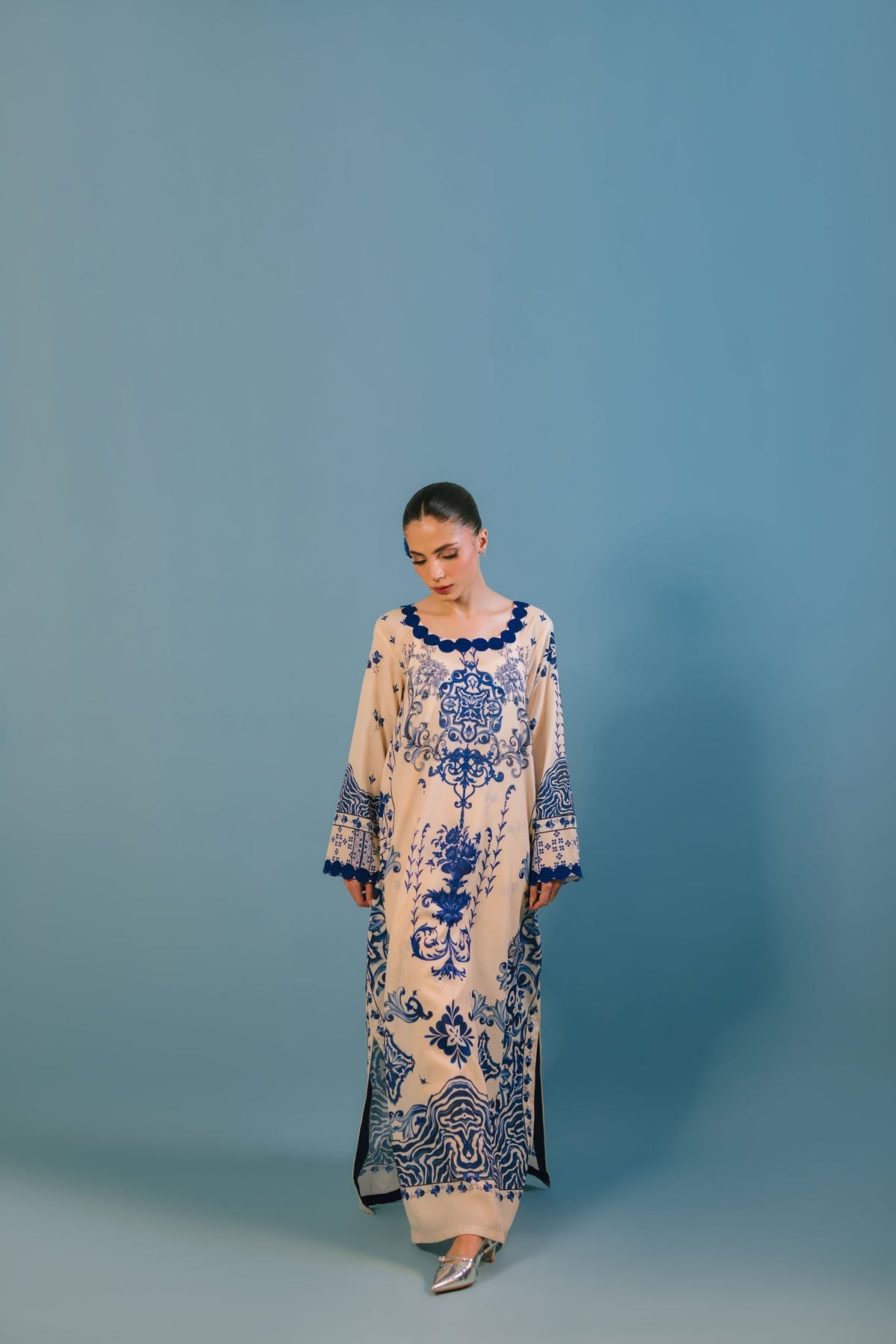 Sammy K | Lawn Pret 25 |Blue Bell by Sammy K - Designer Dress  - Type : Ladies Clothes - Available at Libayah - 100% Original 