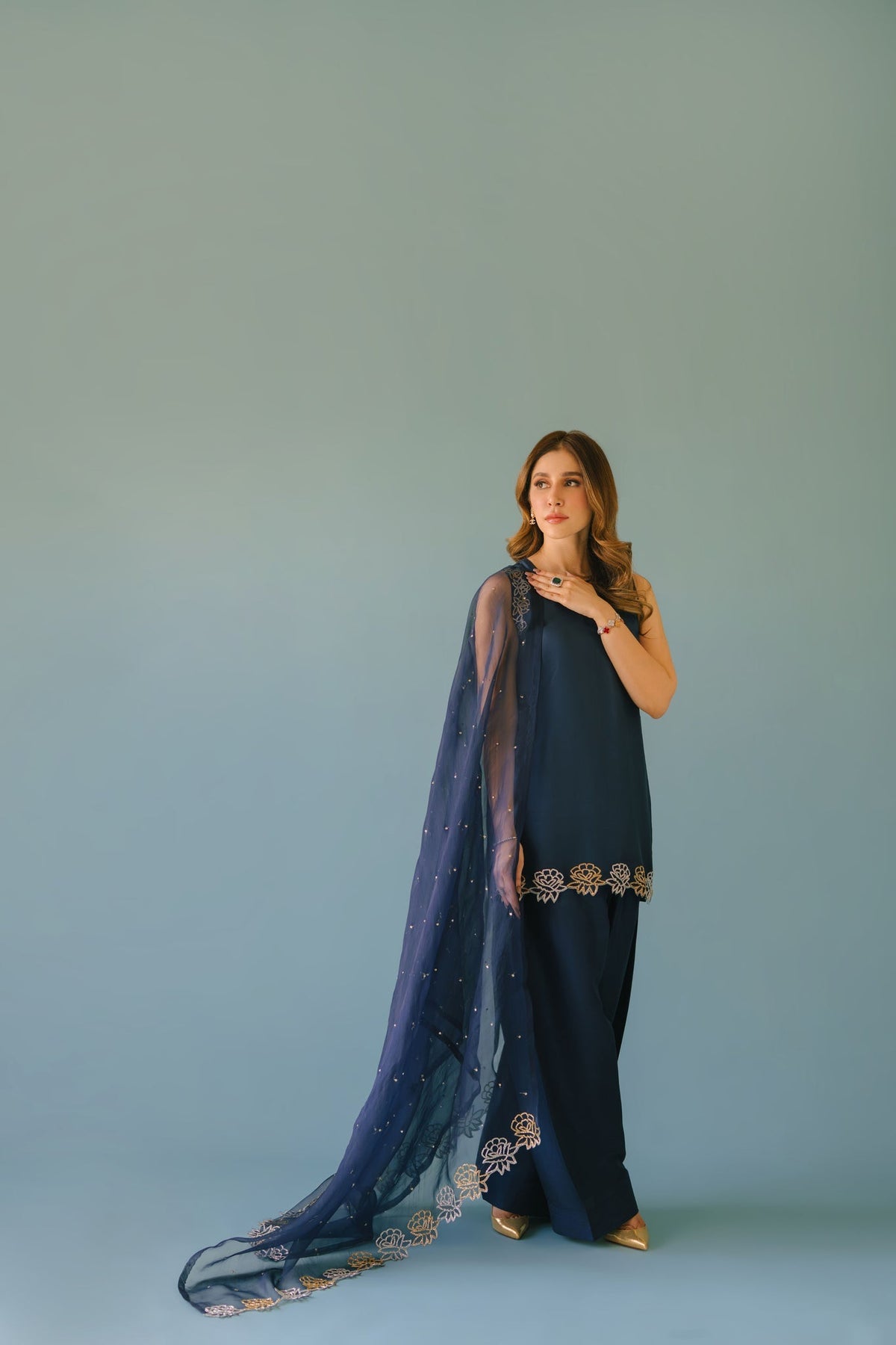 Sammy K | Aadat Festive Edition | Hum Safar by Sammy K - Designer Dress  - Type : Ladies Clothes - Available at Libayah - 100% Original 