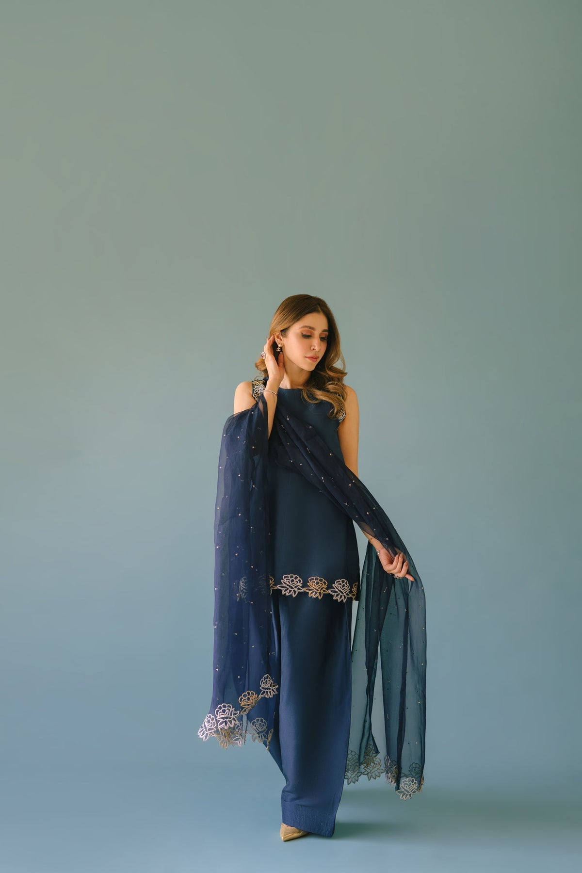 Sammy K | Aadat Festive Edition | Hum Safar by Sammy K - Designer Dress  - Type : Ladies Clothes - Available at Libayah - 100% Original 