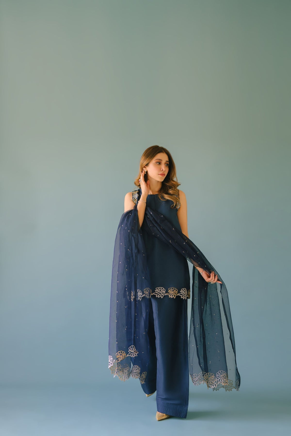 Sammy K | Aadat Festive Edition | Hum Safar by Sammy K - Designer Dress  - Type : Ladies Clothes - Available at Libayah - 100% Original 