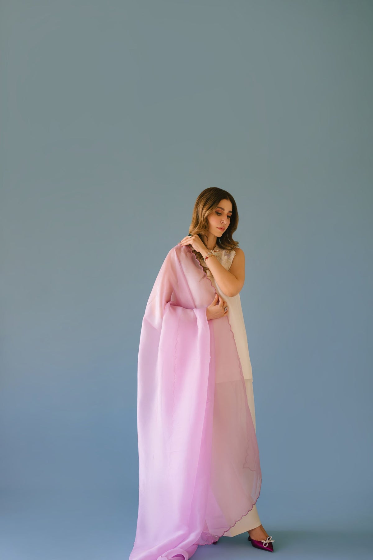 Sammy K | Aadat Festive Edition | intezar by Sammy K - Designer Dress  - Type : Ladies Clothes - Available at Libayah - 100% Original 