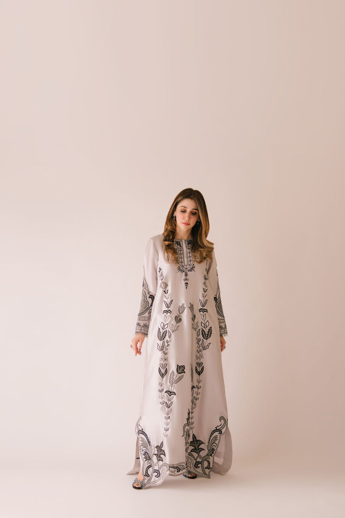 Sammy K | Aadat Festive Edition |Sea Holly by Sammy K - Designer Dress  - Type : Ladies Clothes - Available at Libayah - 100% Original 