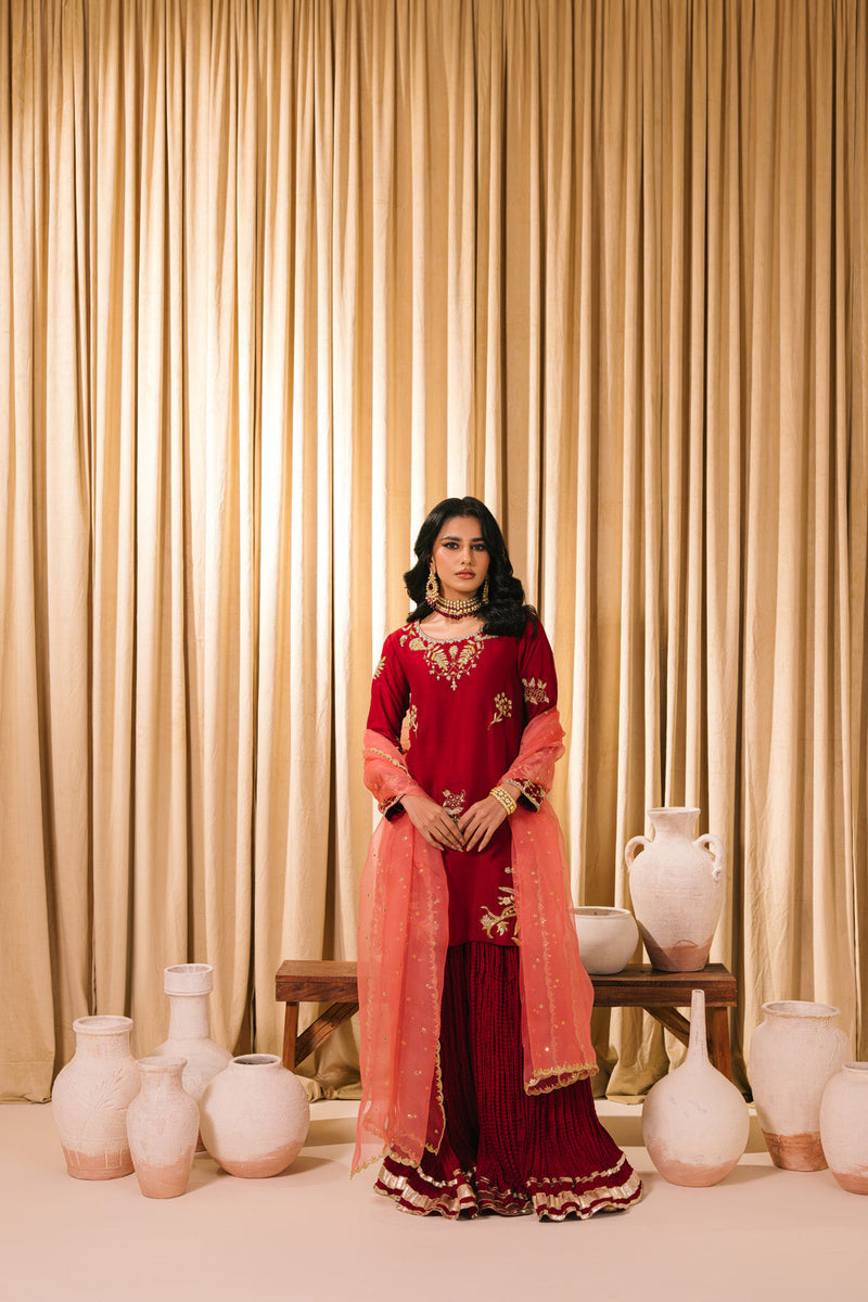 Sammy K | Heer Luxe | Suhana by Sammy K - Designer Dress  - Type : Ladies Clothes - Available at Libayah - 100% Original 