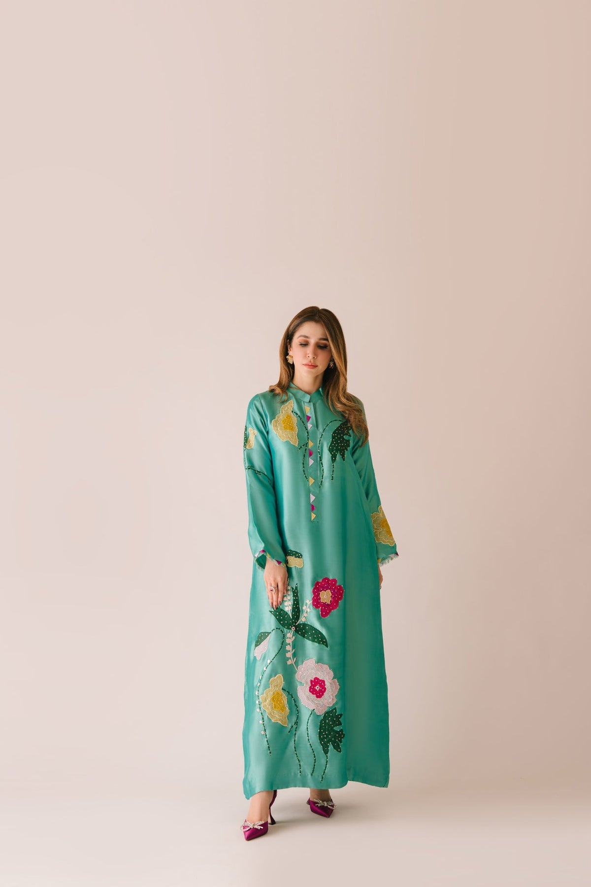 Sammy K | Aadat Festive Edition | Green Goddess by Sammy K - Designer Dress  - Type : Ladies Clothes - Available at Libayah - 100% Original 