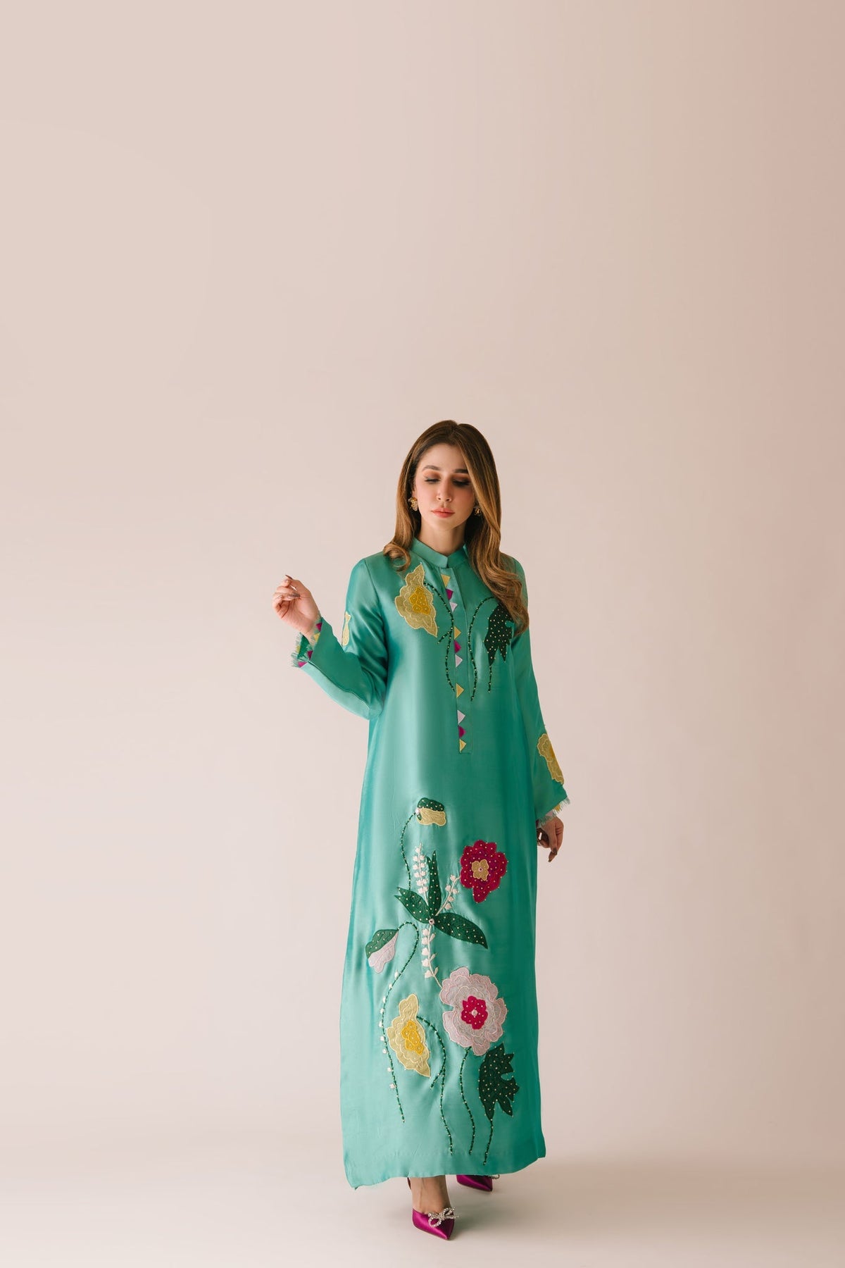 Sammy K | Aadat Festive Edition | Green Goddess by Sammy K - Designer Dress  - Type : Ladies Clothes - Available at Libayah - 100% Original 