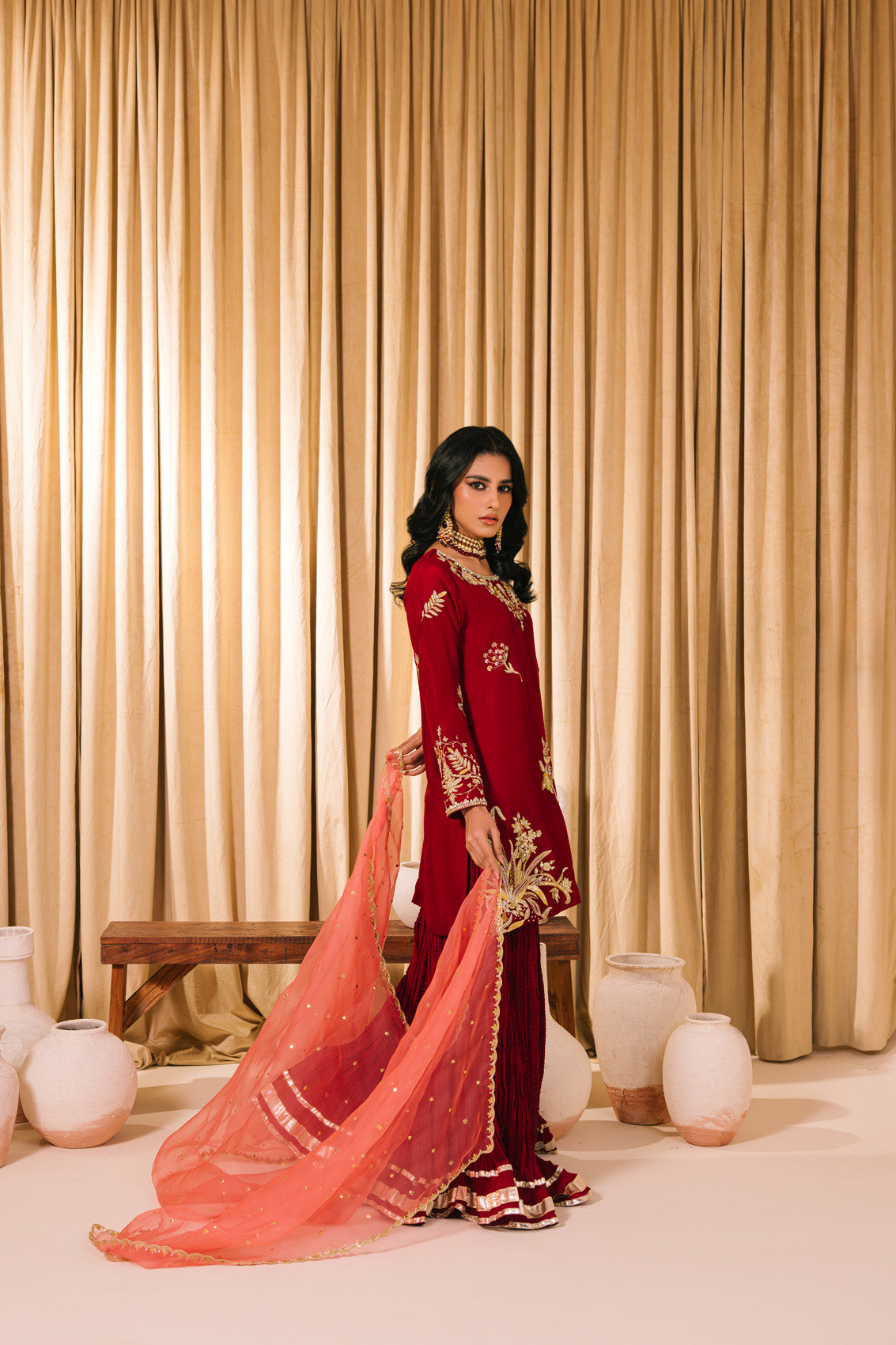 Sammy K | Heer Luxe | Suhana by Sammy K - Designer Dress  - Type : Ladies Clothes - Available at Libayah - 100% Original 