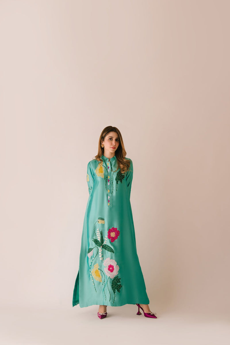 Sammy K | Aadat Festive Edition | Green Goddess by Sammy K - Designer Dress  - Type : Ladies Clothes - Available at Libayah - 100% Original 