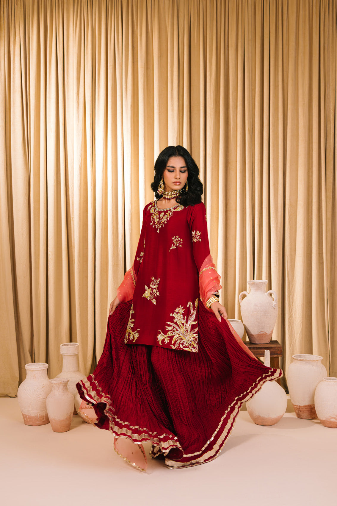 Sammy K | Heer Luxe | Suhana by Sammy K - Designer Dress  - Type : Ladies Clothes - Available at Libayah - 100% Original 