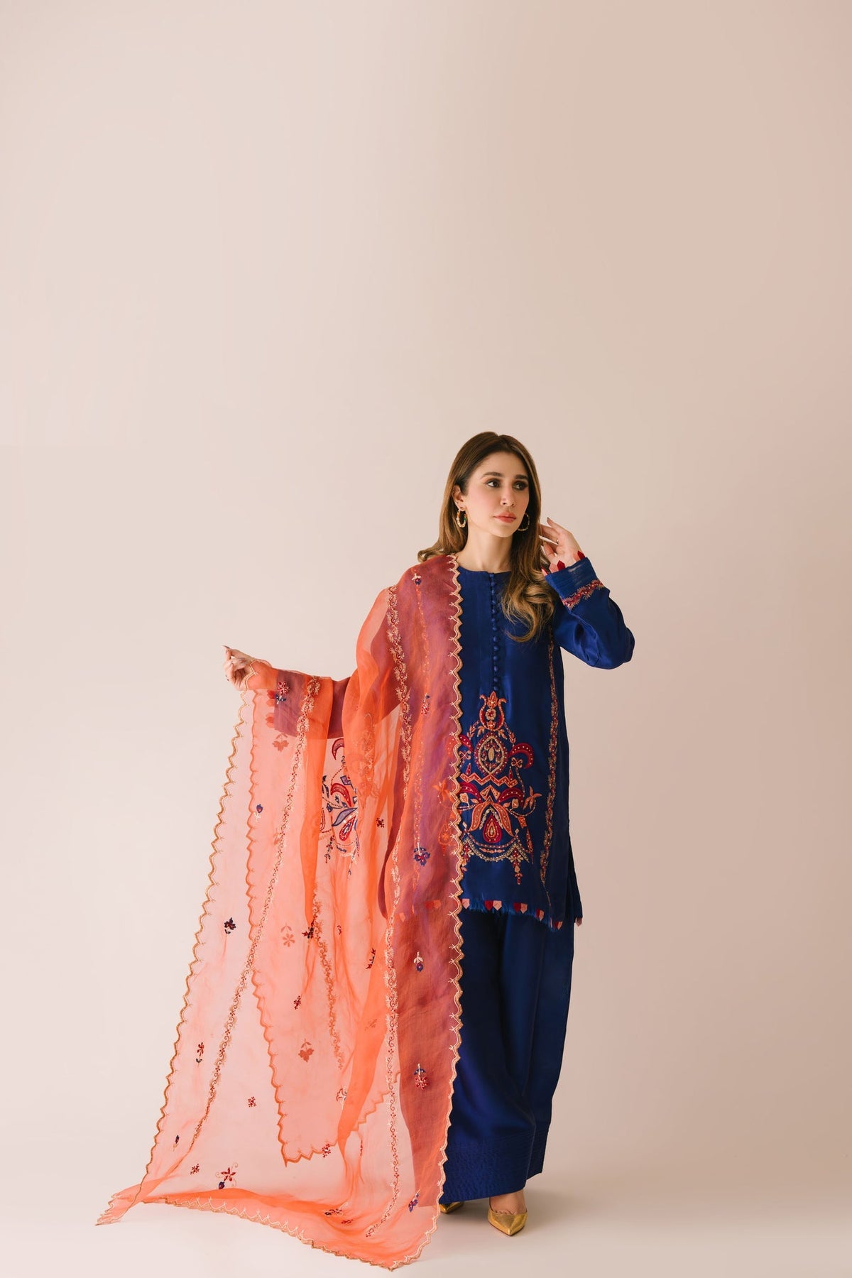 Sammy K | Aadat Festive Edition | Corn Flower by Sammy K - Designer Dress  - Type : Ladies Clothes - Available at Libayah - 100% Original 
