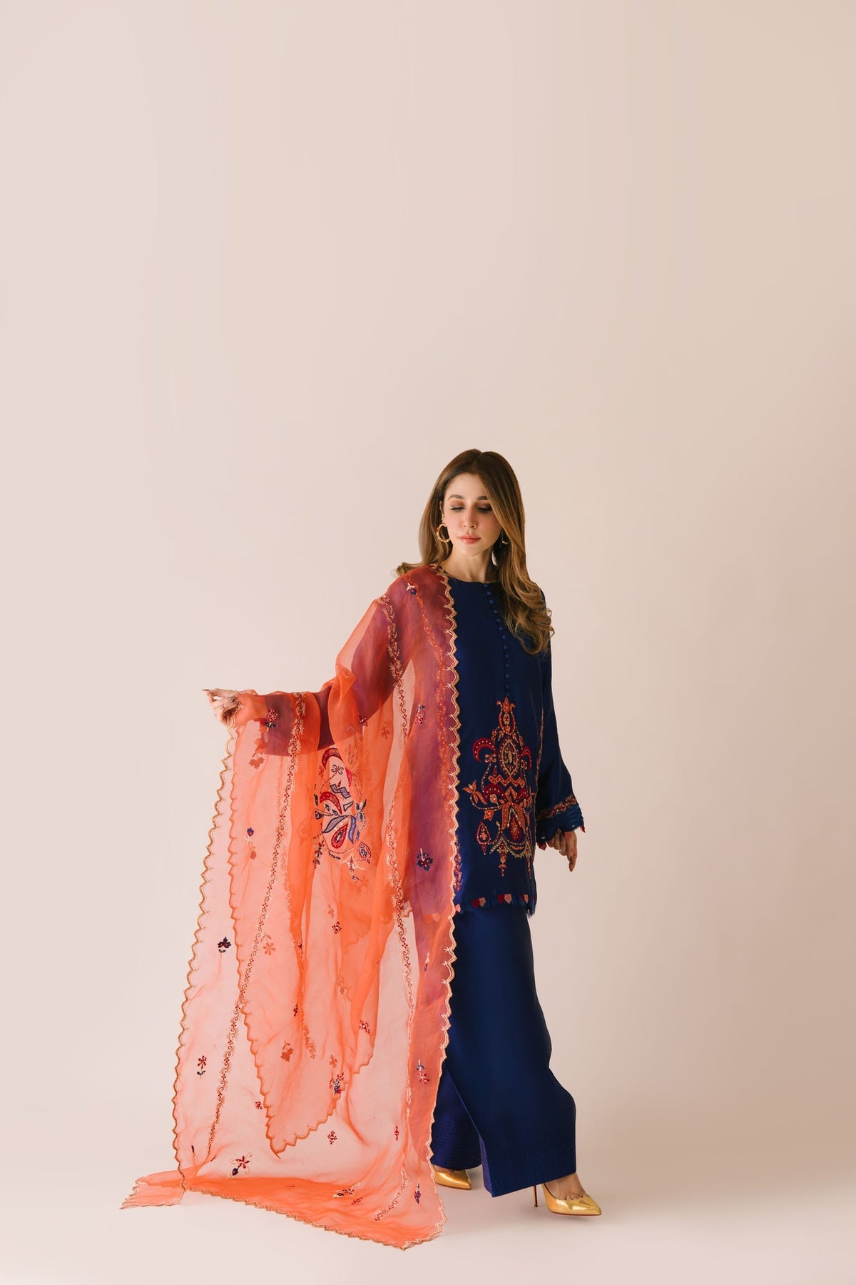 Sammy K | Aadat Festive Edition | Corn Flower by Sammy K - Designer Dress  - Type : Ladies Clothes - Available at Libayah - 100% Original 