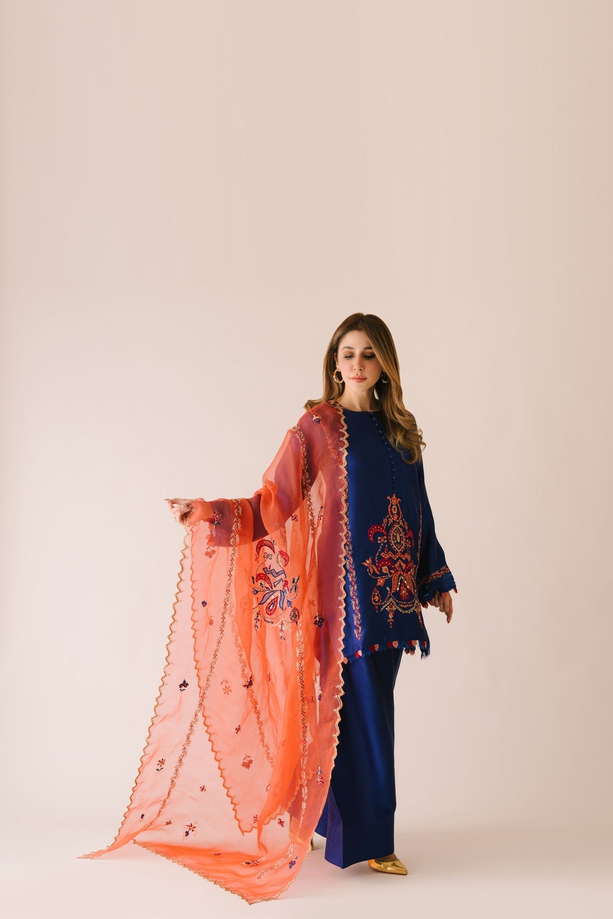 Sammy K | Aadat Festive Edition | Corn Flower by Sammy K - Designer Dress  - Type : Ladies Clothes - Available at Libayah - 100% Original 