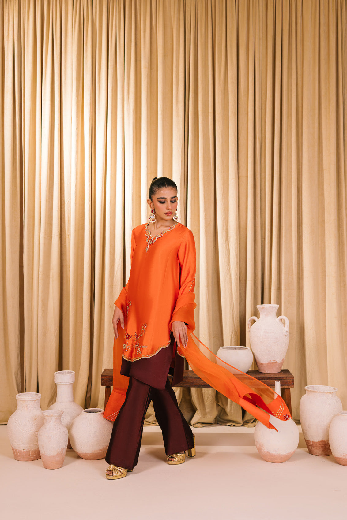 Sammy K | Heer Luxe | Sajni 2 by Sammy K - Designer Dress  - Type : Ladies Clothes - Available at Libayah - 100% Original 