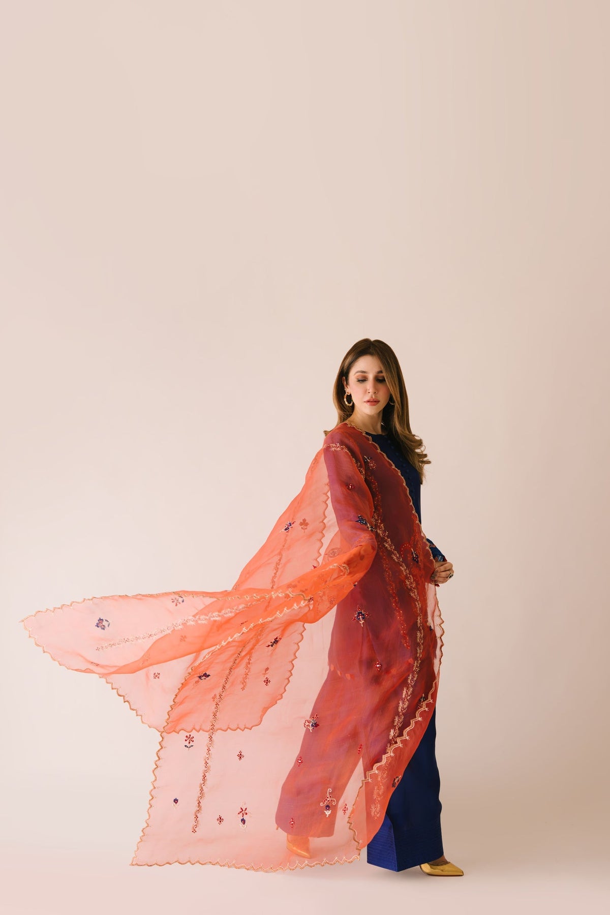 Sammy K | Aadat Festive Edition | Corn Flower by Sammy K - Designer Dress  - Type : Ladies Clothes - Available at Libayah - 100% Original 