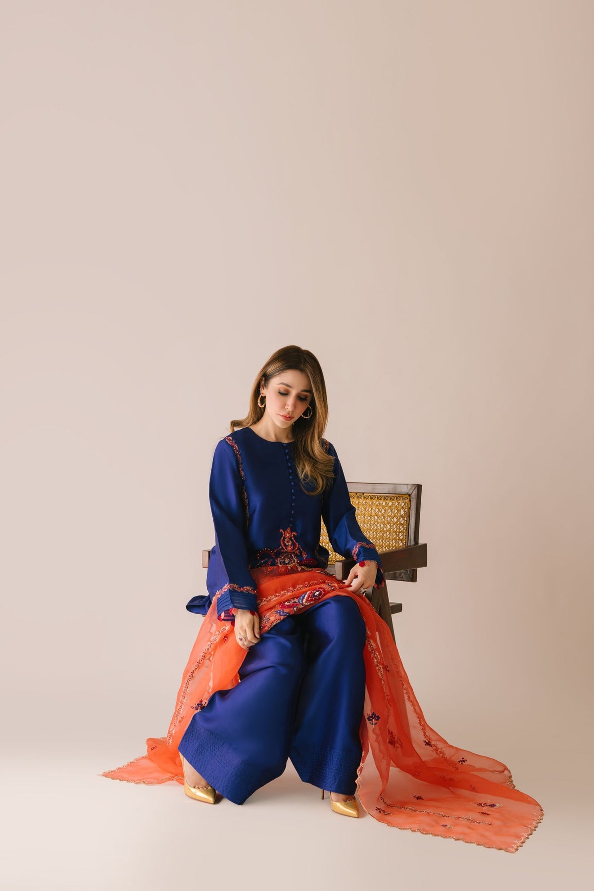 Sammy K | Aadat Festive Edition | Corn Flower by Sammy K - Designer Dress  - Type : Ladies Clothes - Available at Libayah - 100% Original 