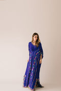 Sammy K | Aadat Festive Edition | Blue Bell Caftan by Sammy K - Designer Dress  - Type : Ladies Clothes - Available at Libayah - 100% Original 