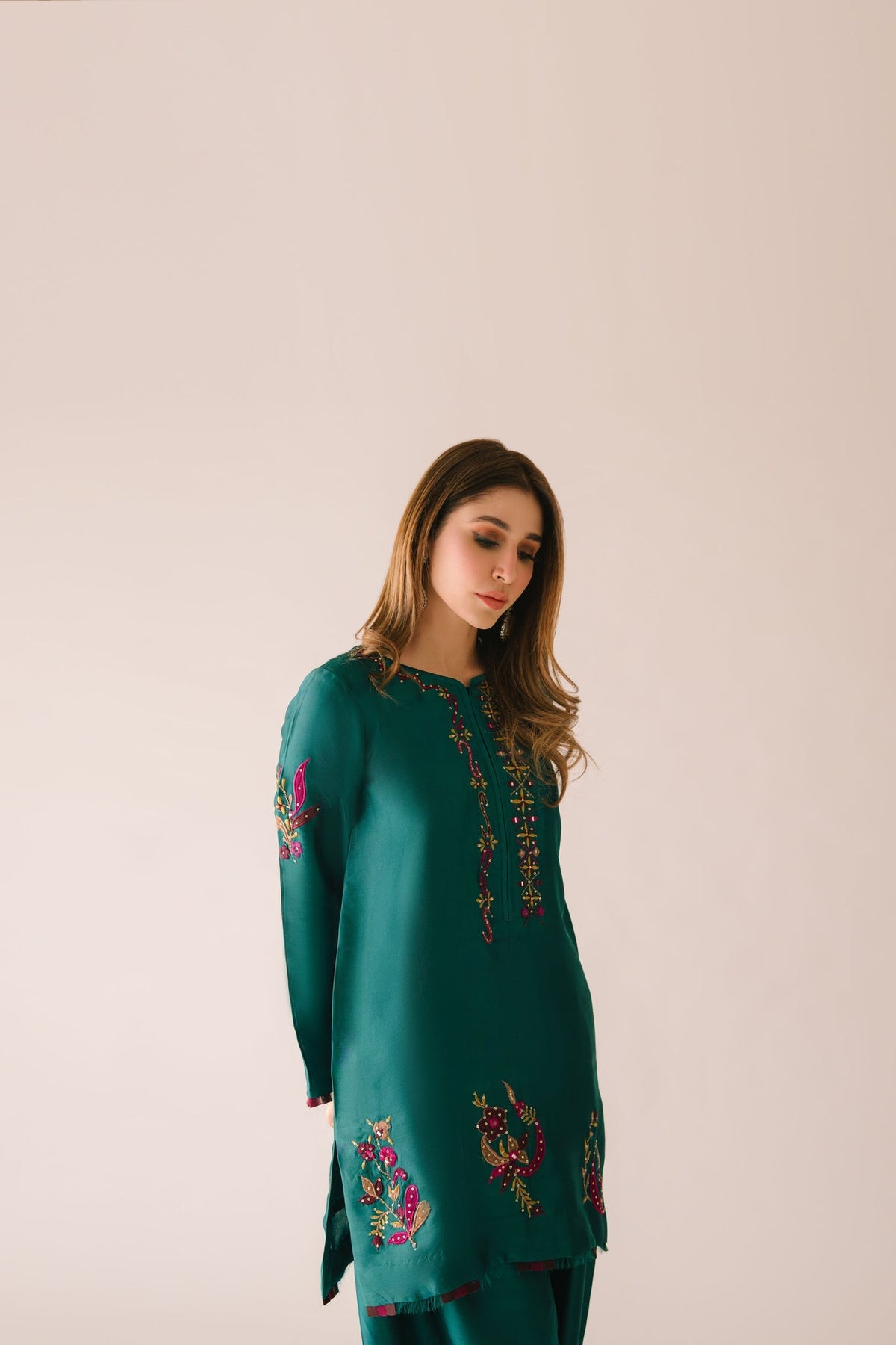 Sammy K | Aadat Festive Edition | Green Moon by Sammy K - Designer Dress  - Type : Ladies Clothes - Available at Libayah - 100% Original 