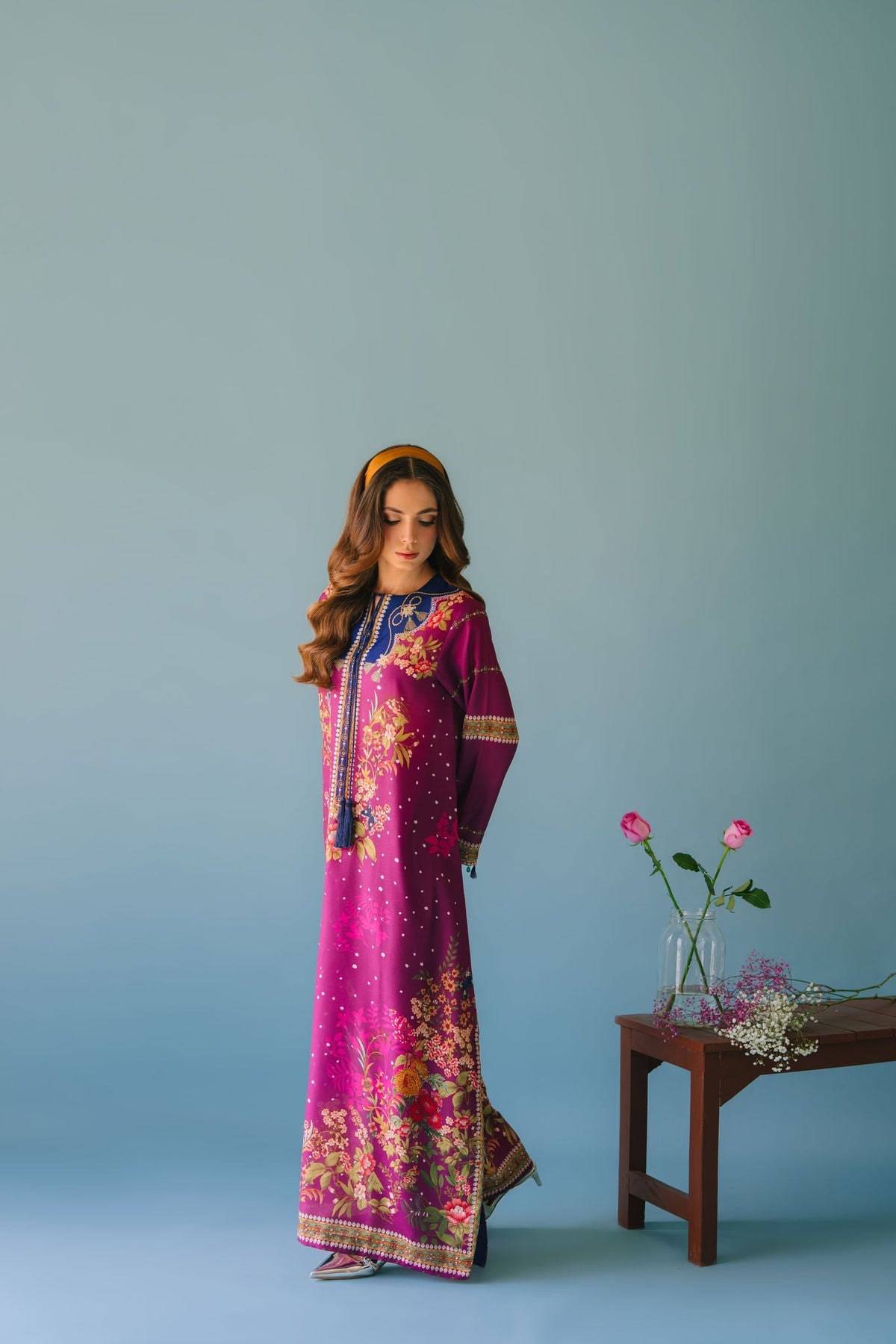 Sammy K | Lawn Pret 25 | Evening Rose by Sammy K - Designer Dress  - Type : Ladies Clothes - Available at Libayah - 100% Original 