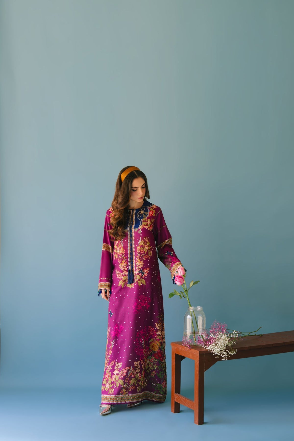 Sammy K | Lawn Pret 25 | Evening Rose by Sammy K - Designer Dress  - Type : Ladies Clothes - Available at Libayah - 100% Original 