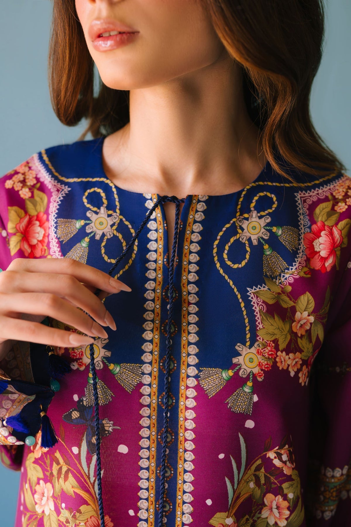 Sammy K | Lawn Pret 25 | Evening Rose by Sammy K - Designer Dress  - Type : Ladies Clothes - Available at Libayah - 100% Original 