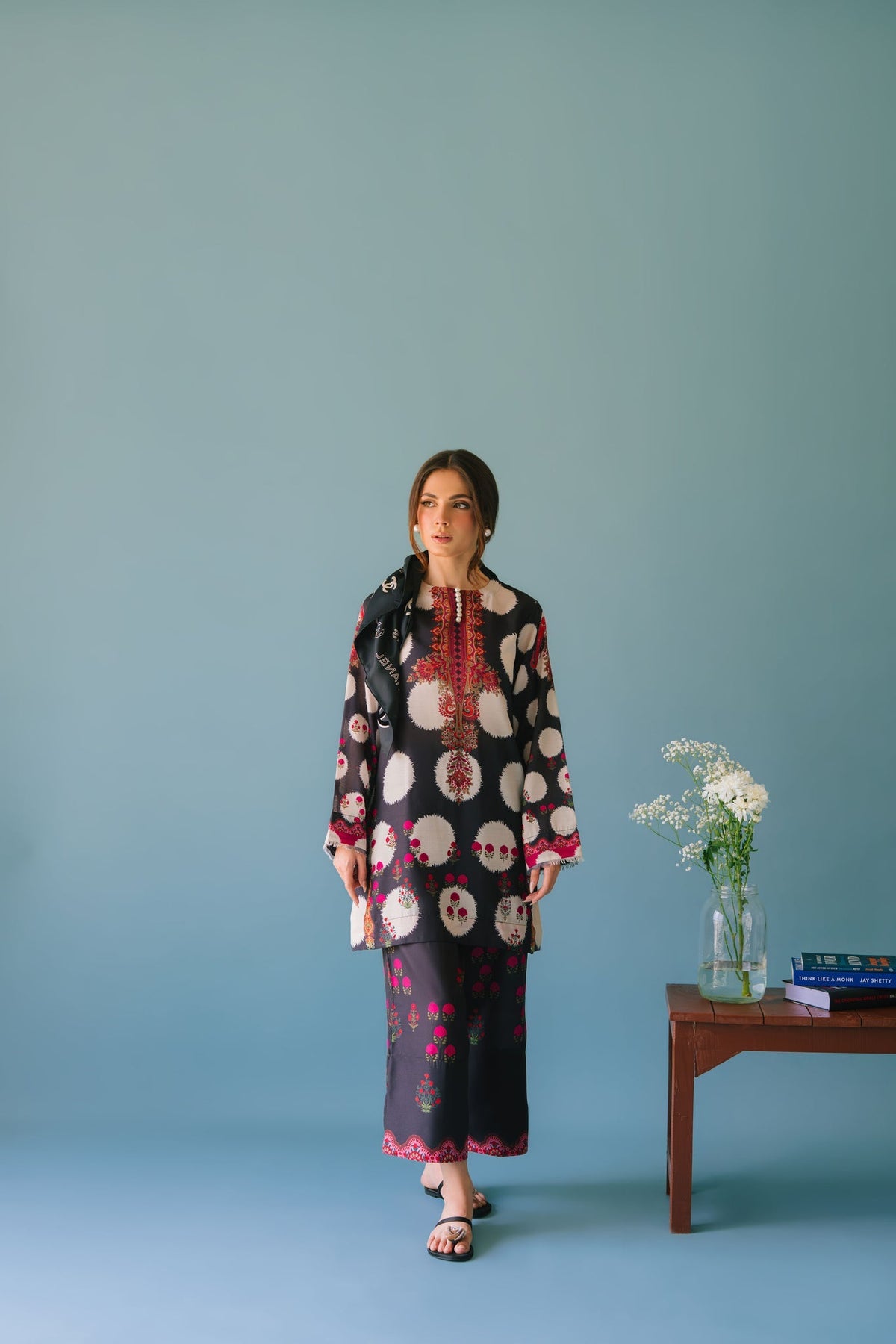 Sammy K | Lawn Pret 25 | Polka culture by Sammy K - Designer Dress  - Type : Ladies Clothes - Available at Libayah - 100% Original 