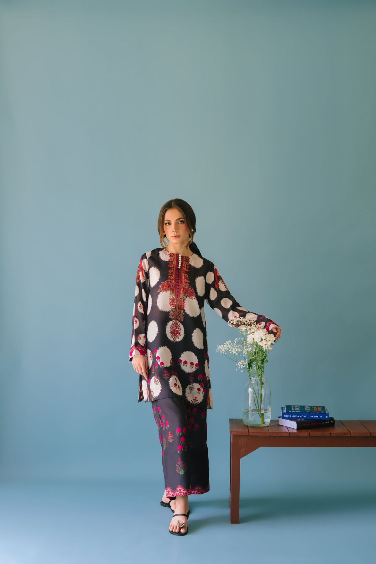 Sammy K | Lawn Pret 25 | Polka culture by Sammy K - Designer Dress  - Type : Ladies Clothes - Available at Libayah - 100% Original 