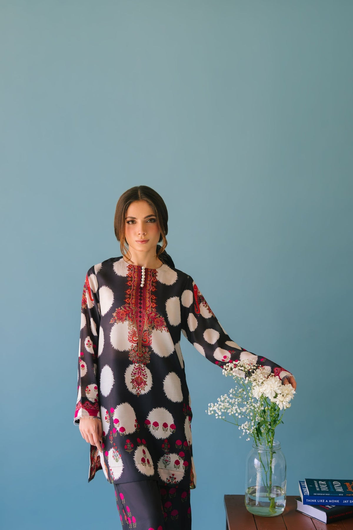 Sammy K | Lawn Pret 25 | Polka culture by Sammy K - Designer Dress  - Type : Ladies Clothes - Available at Libayah - 100% Original 