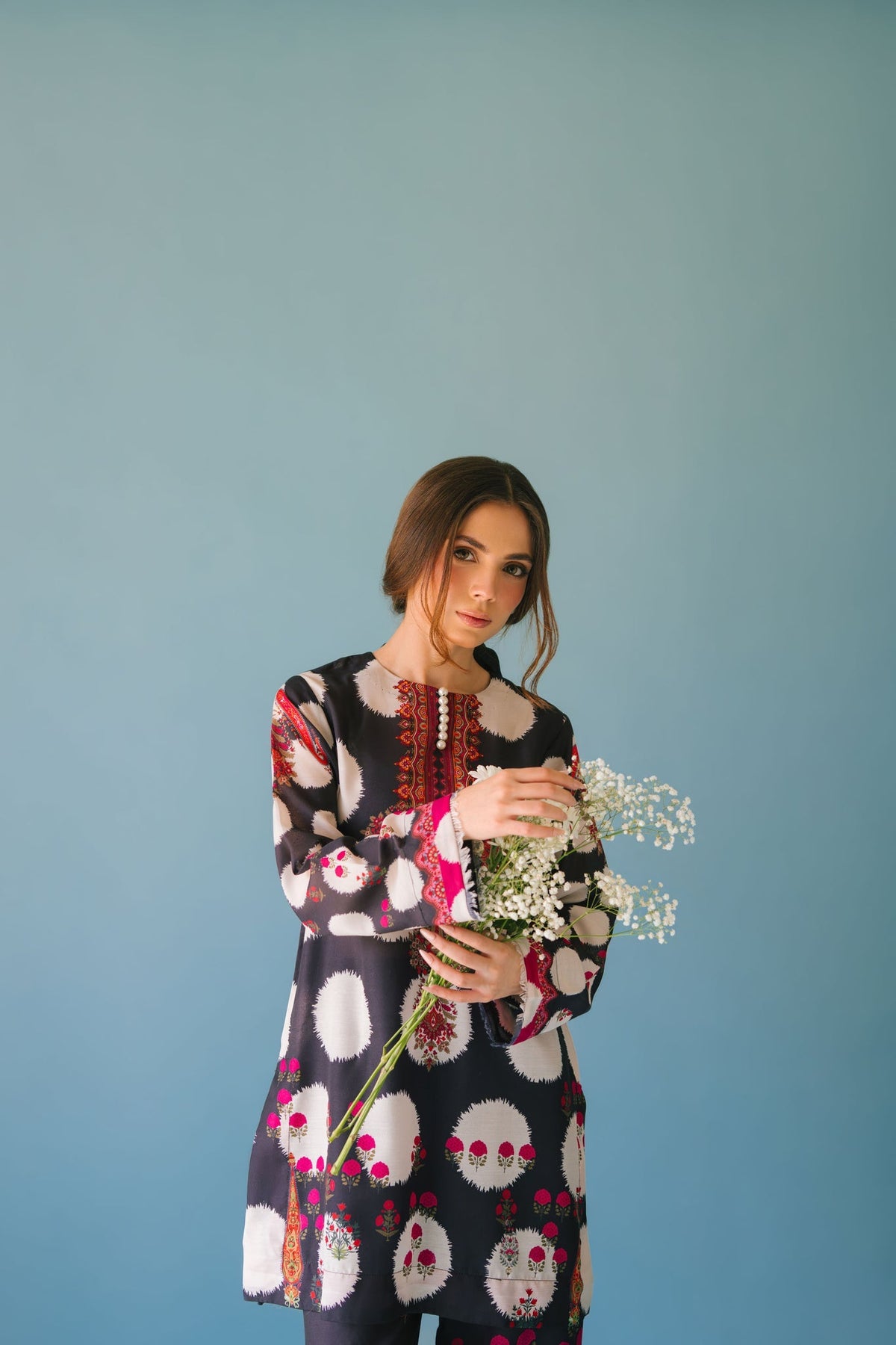 Sammy K | Lawn Pret 25 | Polka culture by Sammy K - Designer Dress  - Type : Ladies Clothes - Available at Libayah - 100% Original 