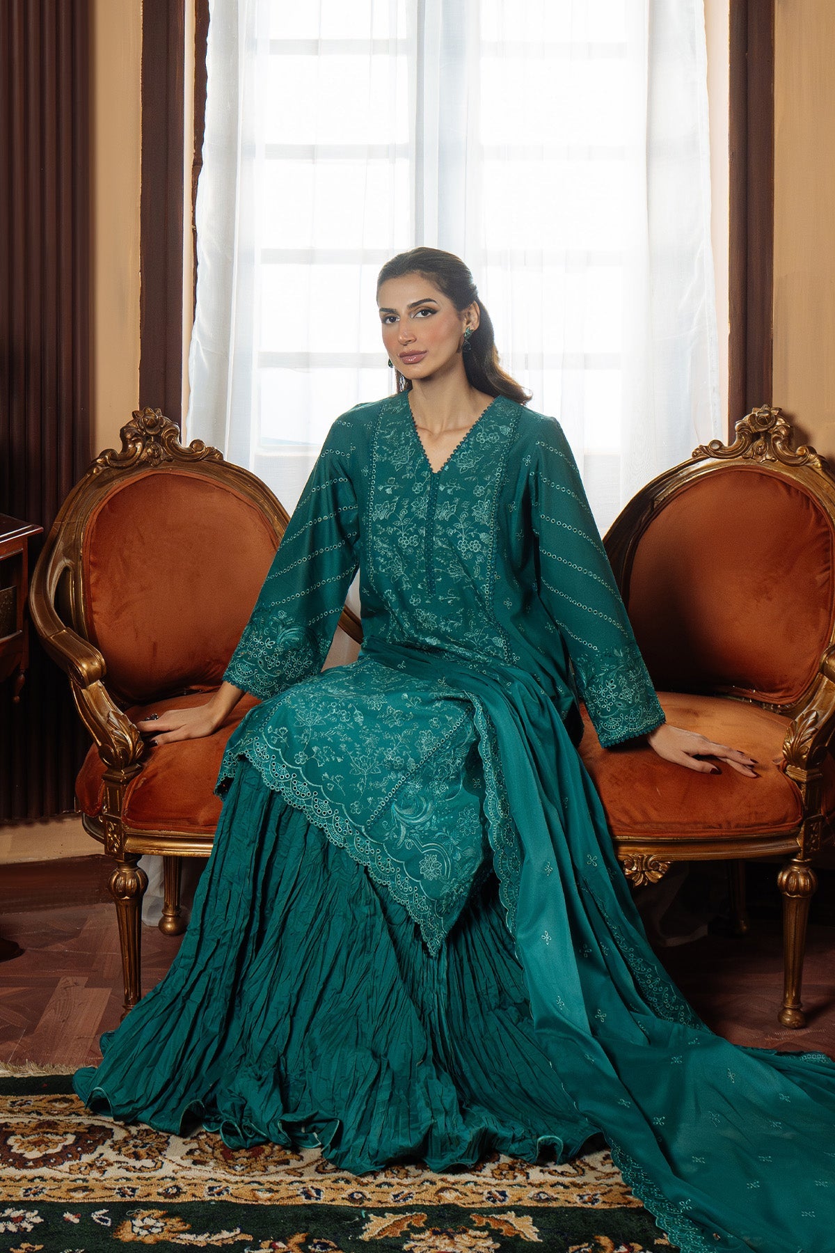 Sahar | Festive Edit Ready to Wear | Regal Reverie - RTW by Sahar - Designer Dress - Type: Ladies Clothes - Available at Libayah - 100% Original