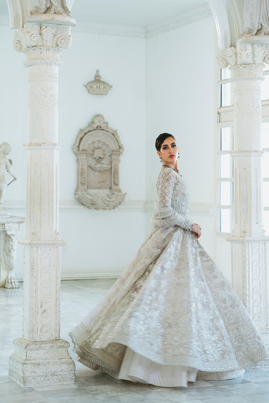 Saira Rizwan | Naqsh Festive 2024 | SRN24-01 DAPHNE by Saira Rizwan - Designer Dress - Type: Ladies Clothes - Available at Libayah - 100% Original