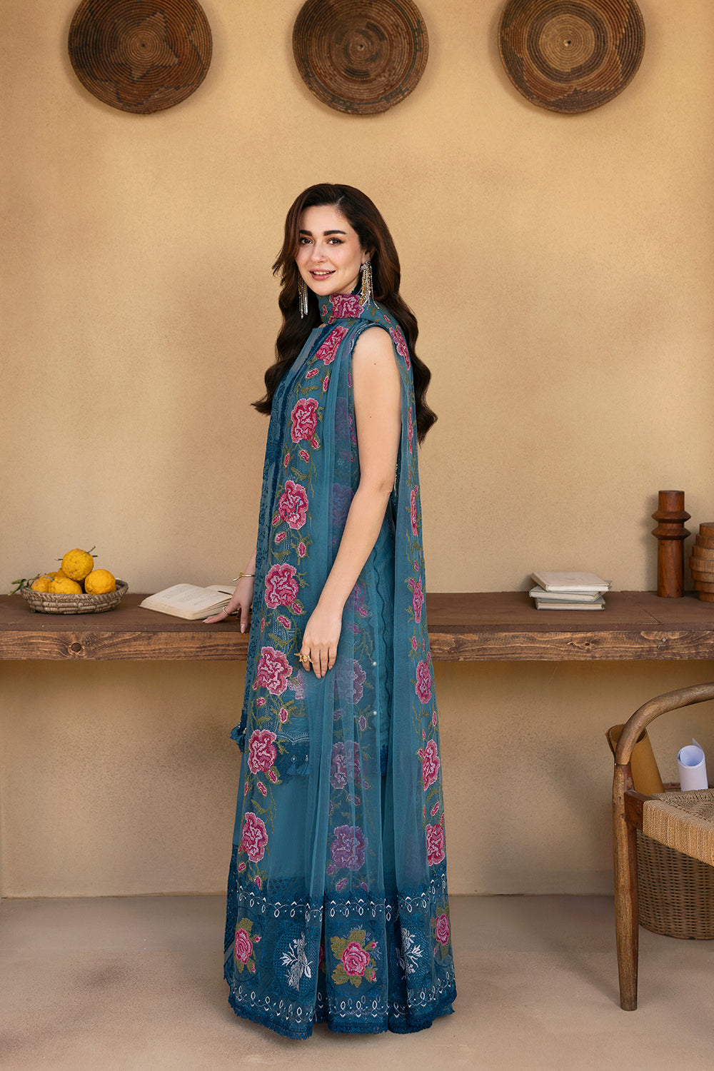 Saira Rizwan | Luxury Lawn 25 | ALMA-SRL25-12 by Saira Rizwan - Designer Dress - Type: Ladies Clothes - Available at Libayah - 100% Original