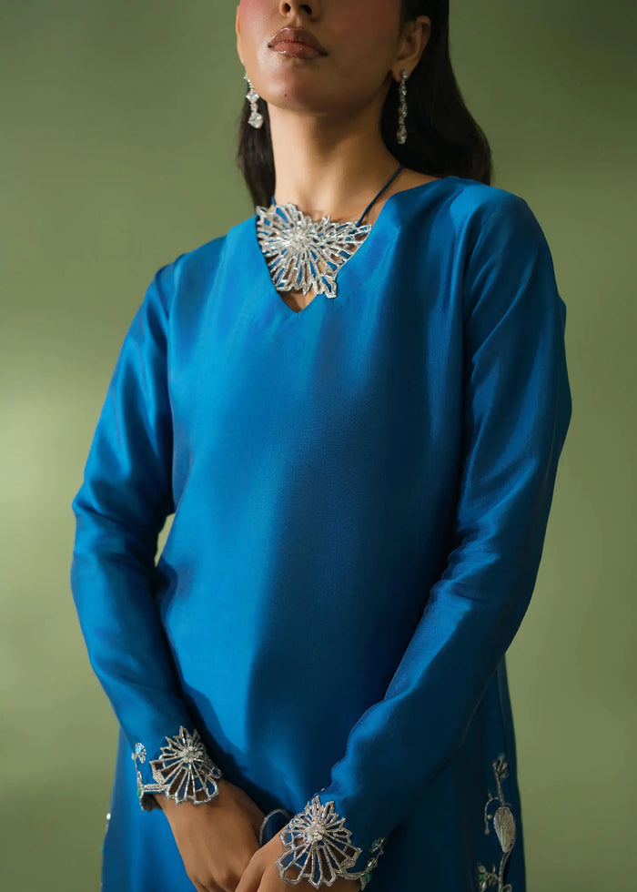 Jeem | Celestial Luxe Formals | RAYA BLUE by Jeem - Designer Dress  - Type : Ladies Clothes - Available at Libayah - 100% Original 
