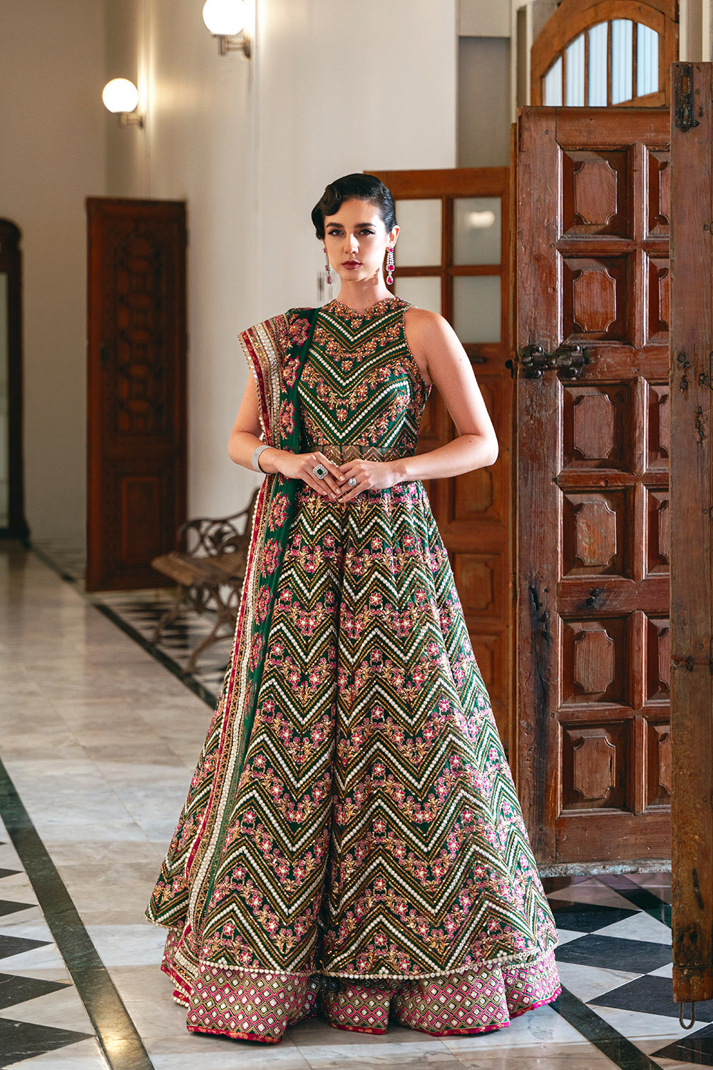 Saira Rizwan | Naqsh Festive 2024 | SRN24-06 PENELOPE by Saira Rizwan - Designer Dress - Type: Ladies Clothes - Available at Libayah - 100% Original