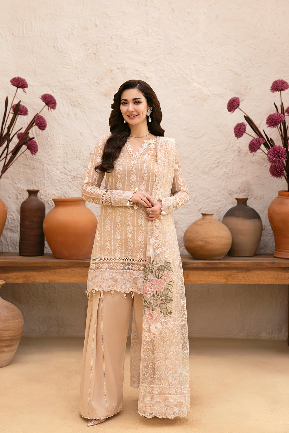 Saira Rizwan | Luxury Lawn 25 | MAYA-SRL25-06 by Saira Rizwan - Designer Dress - Type: Ladies Clothes - Available at Libayah - 100% Original