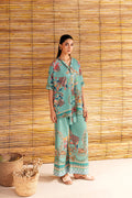 COASTAL CHARM - SRSP-25-01 – authentic Pakistani dress from the Saira Rizwan Silk Coords 25 collection for women in the UK.