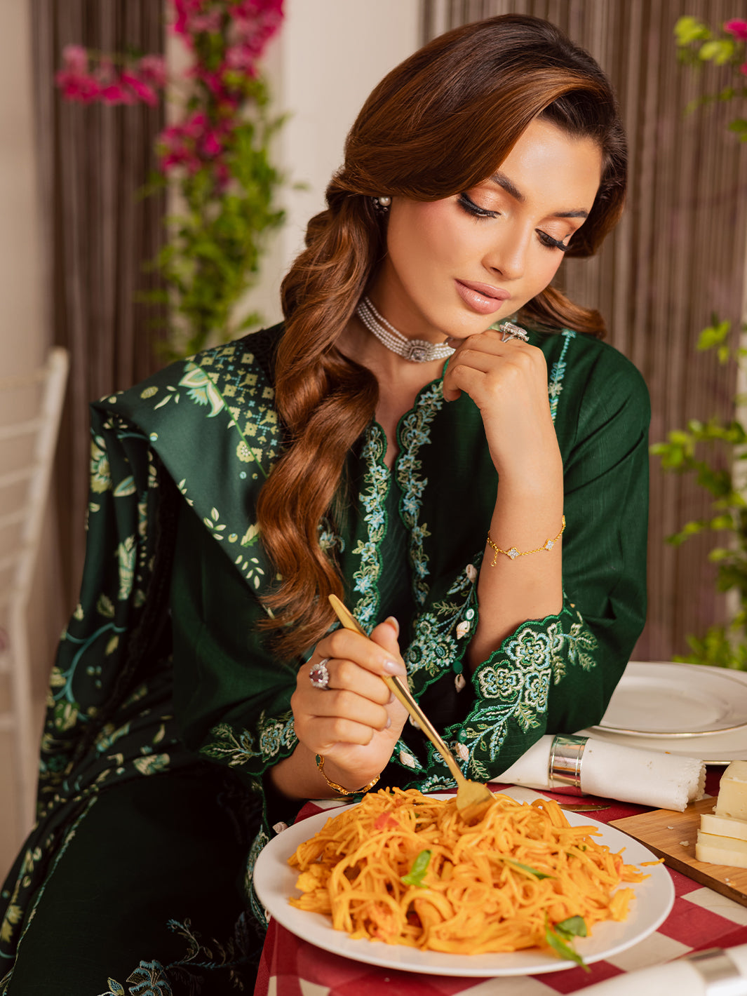 Mahnur | Nova Khaddar 25 | NK - 03 by Mahnur - Designer Dress  - Type : Ladies Clothes - Available at Libayah - 100% Original 