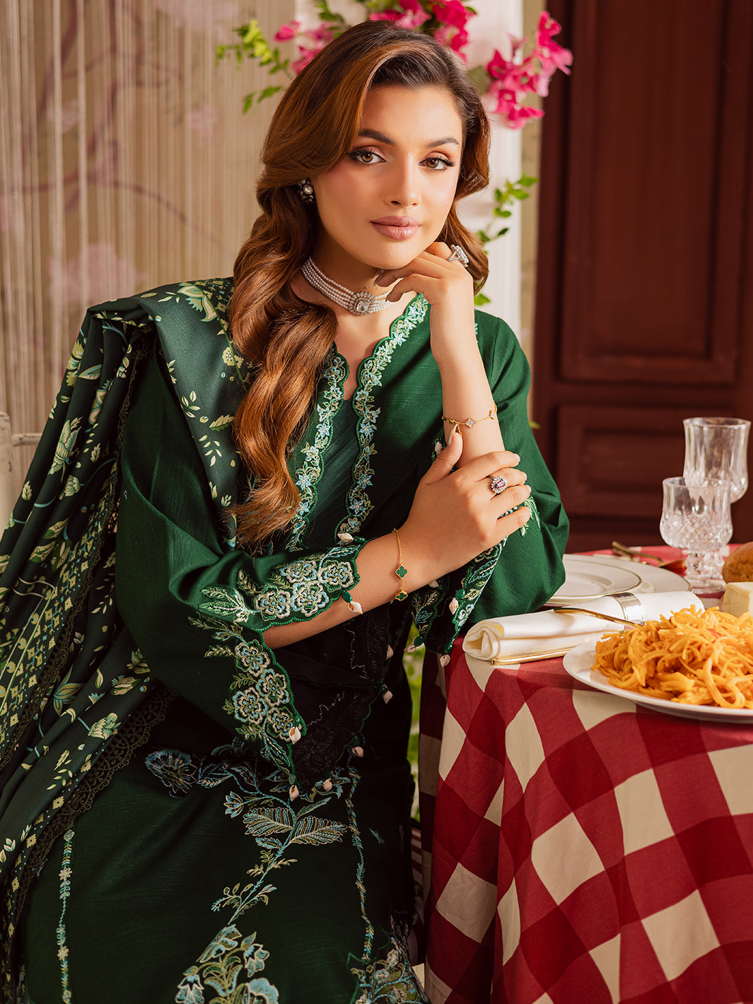 Mahnur | Nova Khaddar 25 | NK - 03 by Mahnur - Designer Dress  - Type : Ladies Clothes - Available at Libayah - 100% Original 