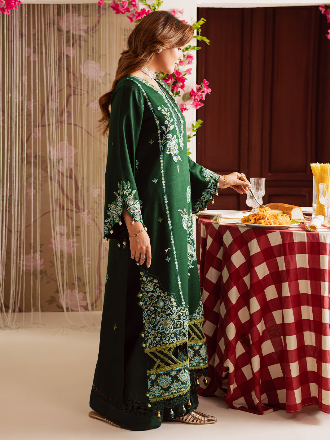 Mahnur | Nova Khaddar 25 | NK - 03 by Mahnur - Designer Dress  - Type : Ladies Clothes - Available at Libayah - 100% Original 