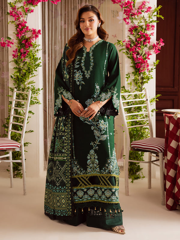 Mahnur | Nova Khaddar 25 | NK - 03 by Mahnur - Designer Dress  - Type : Ladies Clothes - Available at Libayah - 100% Original 