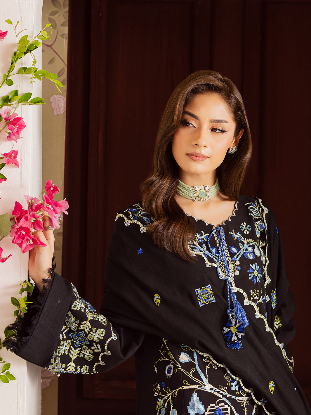 Mahnur | Nova Khaddar 25 | NK - 04 by Mahnur - Designer Dress  - Type : Ladies Clothes - Available at Libayah - 100% Original 